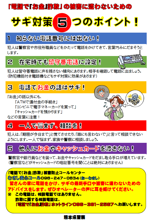 詐欺対策