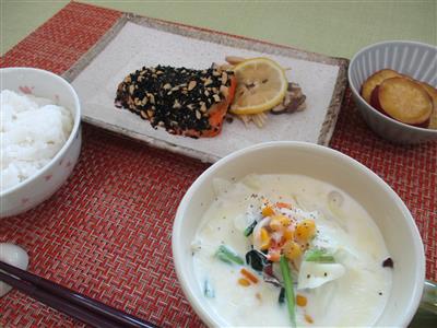 鮭のごまピー焼き