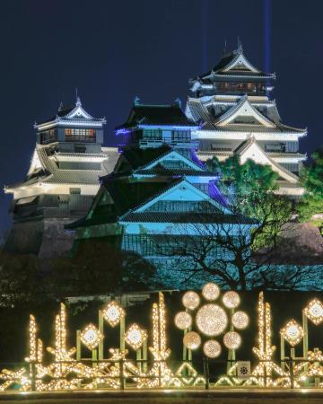 熊本城夜景