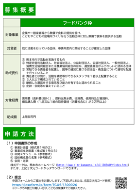 フードバンク枠（裏）