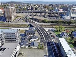 【写真】都市計画道路　上熊本駅西口線