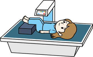 腰の骨密度検査
