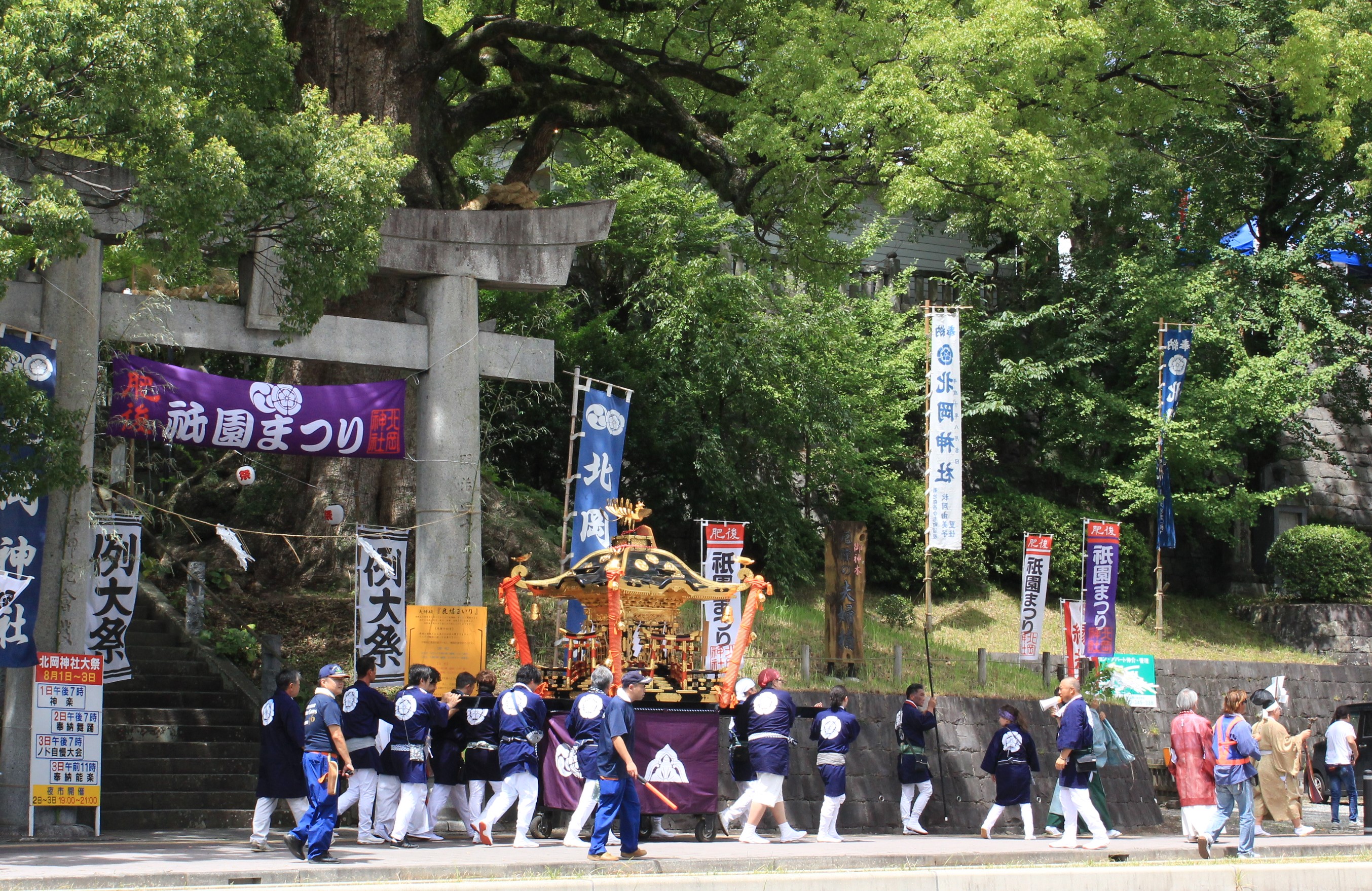 北岡神社の祇園祭