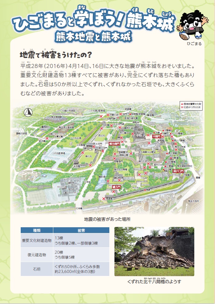 パンフレット「熊本地震と熊本城」