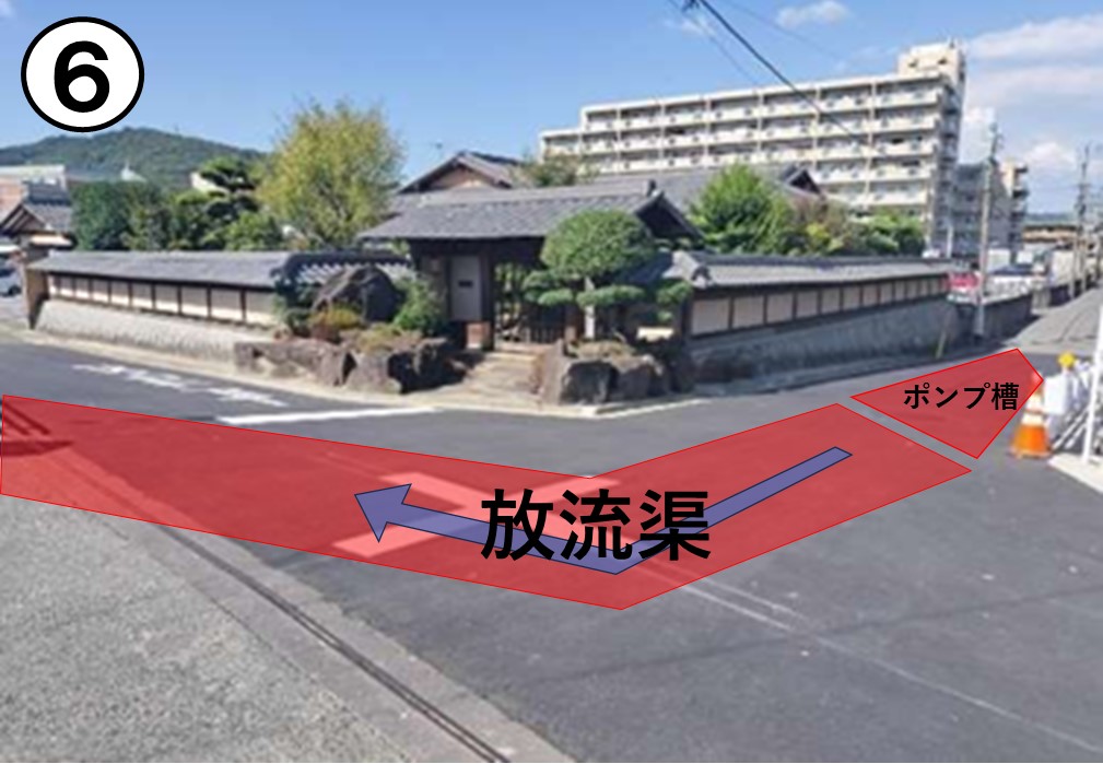ポンプ槽＆放流