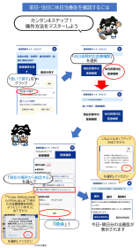 休日の前日・当日にカンタンに当番医を調べる方法