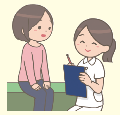 問診の様子