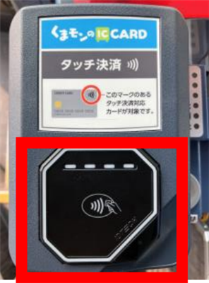 料金箱付近に設置している専用機器