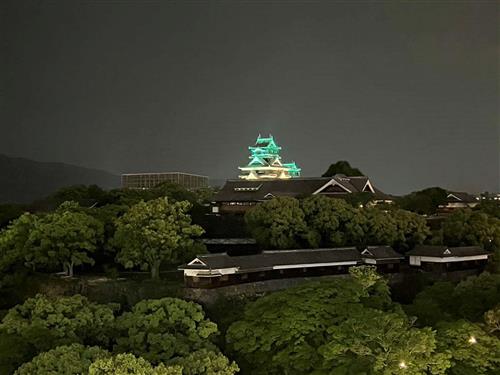 熊本城天守閣 ライトアップイメージ