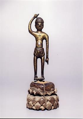嶽麓寺銅造誕生仏