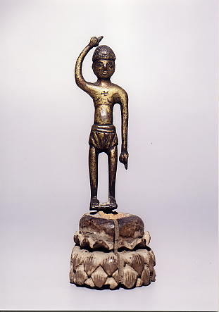 嶽麓寺銅造誕生仏