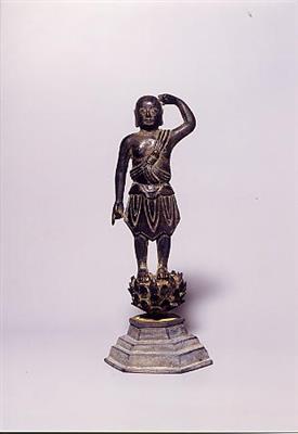 江月院銅造誕生仏