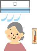 エアコンを使うイメージ エアコンを使うイメージ