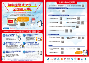 熱中症警戒アラート 全国運用中! 熱中症警戒アラート 全国運用中!