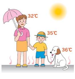 子どもが感じる気温