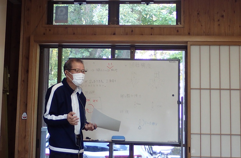 講習の様子(萩尾さん) 講習の様子(萩尾さん)