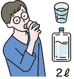 下剤を服用している人