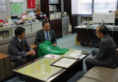 感謝状贈呈式（歓談風景）