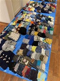 こども服配付のようす(2)