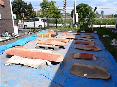 健軍水源地内から出土した石棺