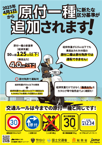 新基準原付ポスター