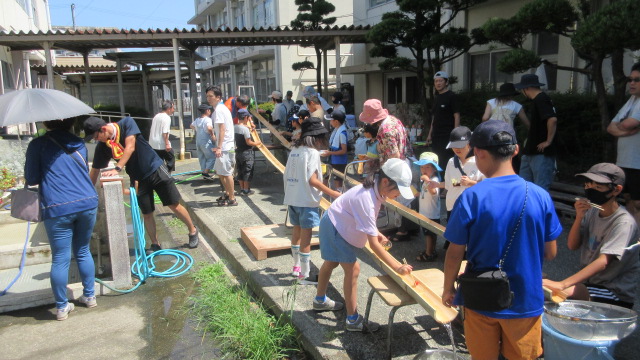 そうめん流し1