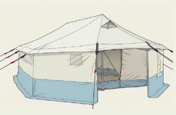 テントのイラスト