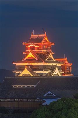 熊本城　オレンジ