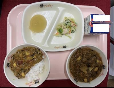 最優秀作品の実施献立（小学校）
