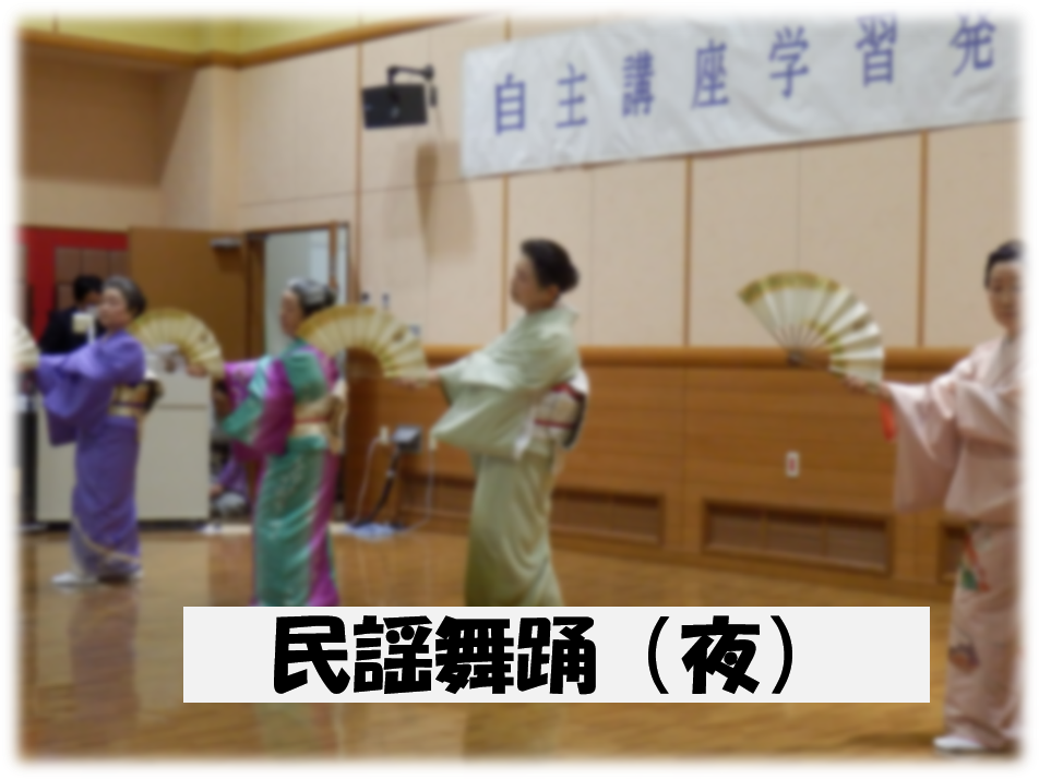 民謡舞踊(夜) 民謡舞踊(夜)