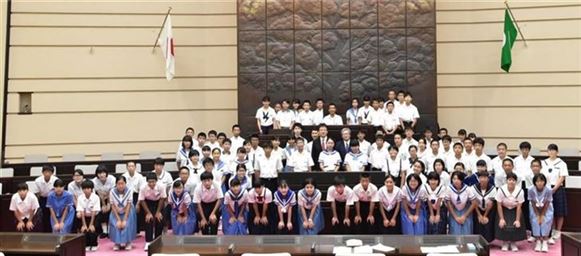 子ども議会　集合写真