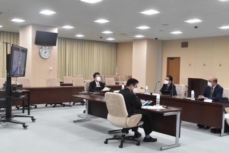 令和3年度第2回会議風景 令和3年度第2回会議風景