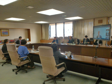 第3回総合教育会議の様子 第3回総合教育会議の様子