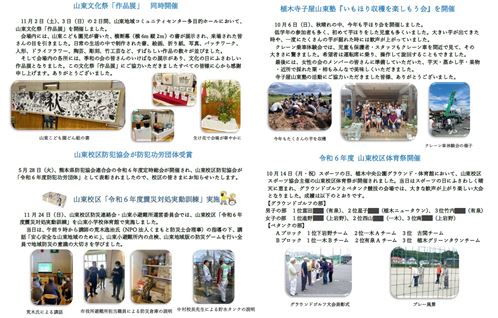 山東校区自治協議会便り 裏面（令和6年12月発行）