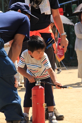 ちびっ子消防士