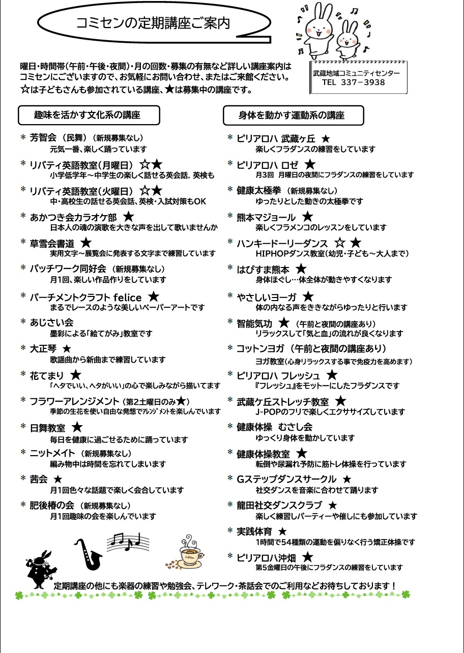 武蔵コミセンだより(2)