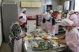 調理実習の様子