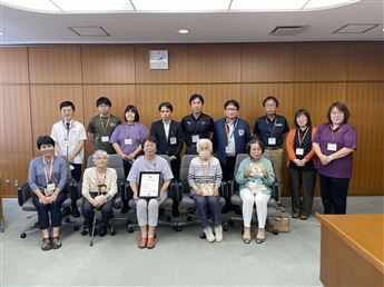 チームオレンジ認定証参加者全員の集合写真 チームオレンジ認定証参加者全員の集合写真