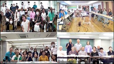 通いの場交流会参加者全体の集合写真 通いの場交流会参加者全体の集合写真
