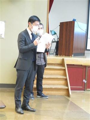 司会のささえりあ天明センター長