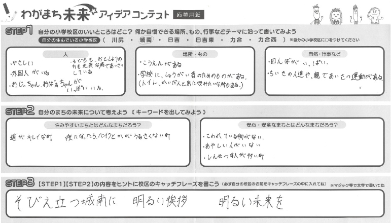 最優秀賞:城南