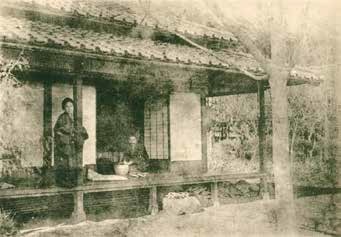 大江村の家の漱石夫妻 大江村の家の漱石夫妻