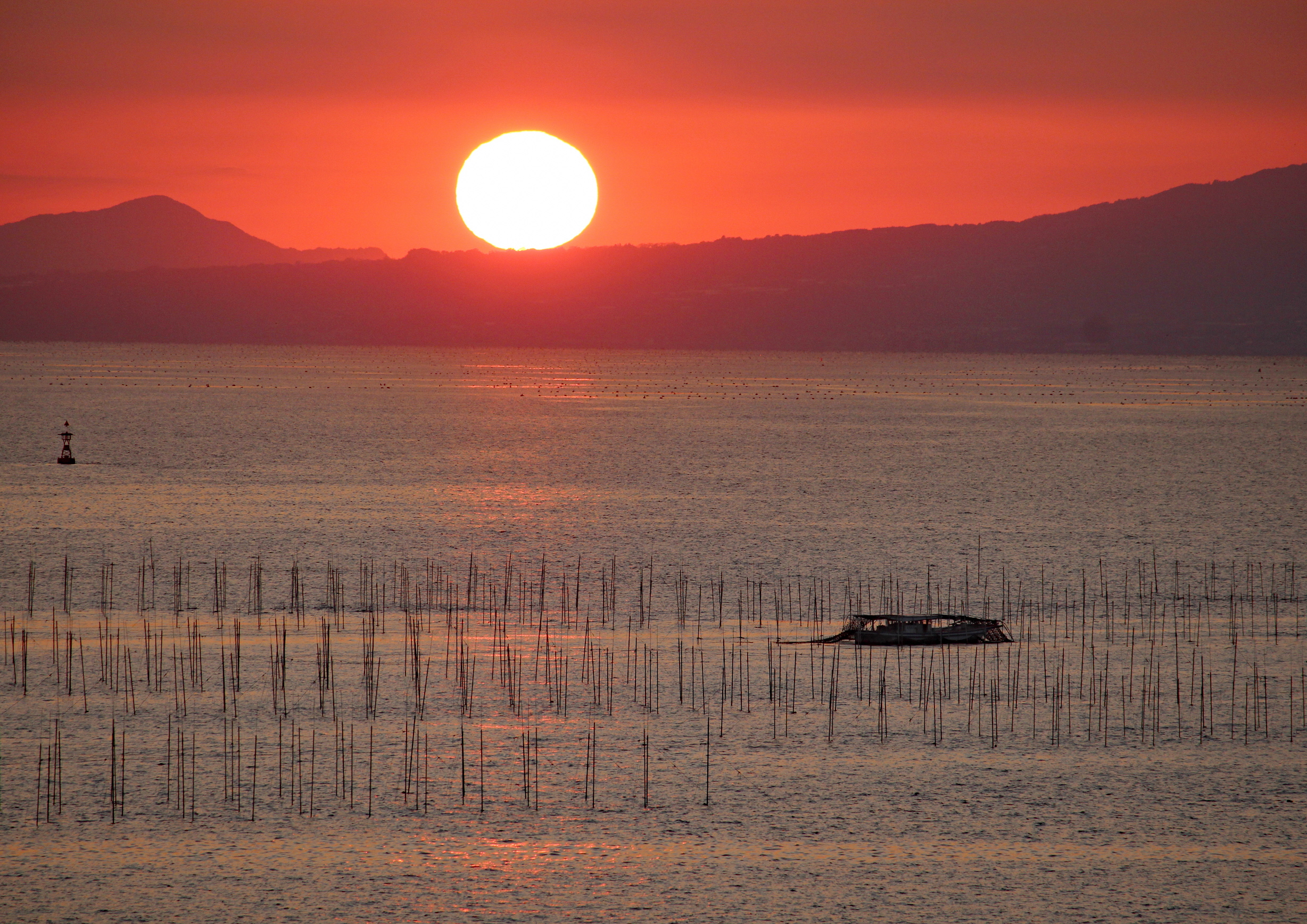 見る夕陽 見る夕陽
