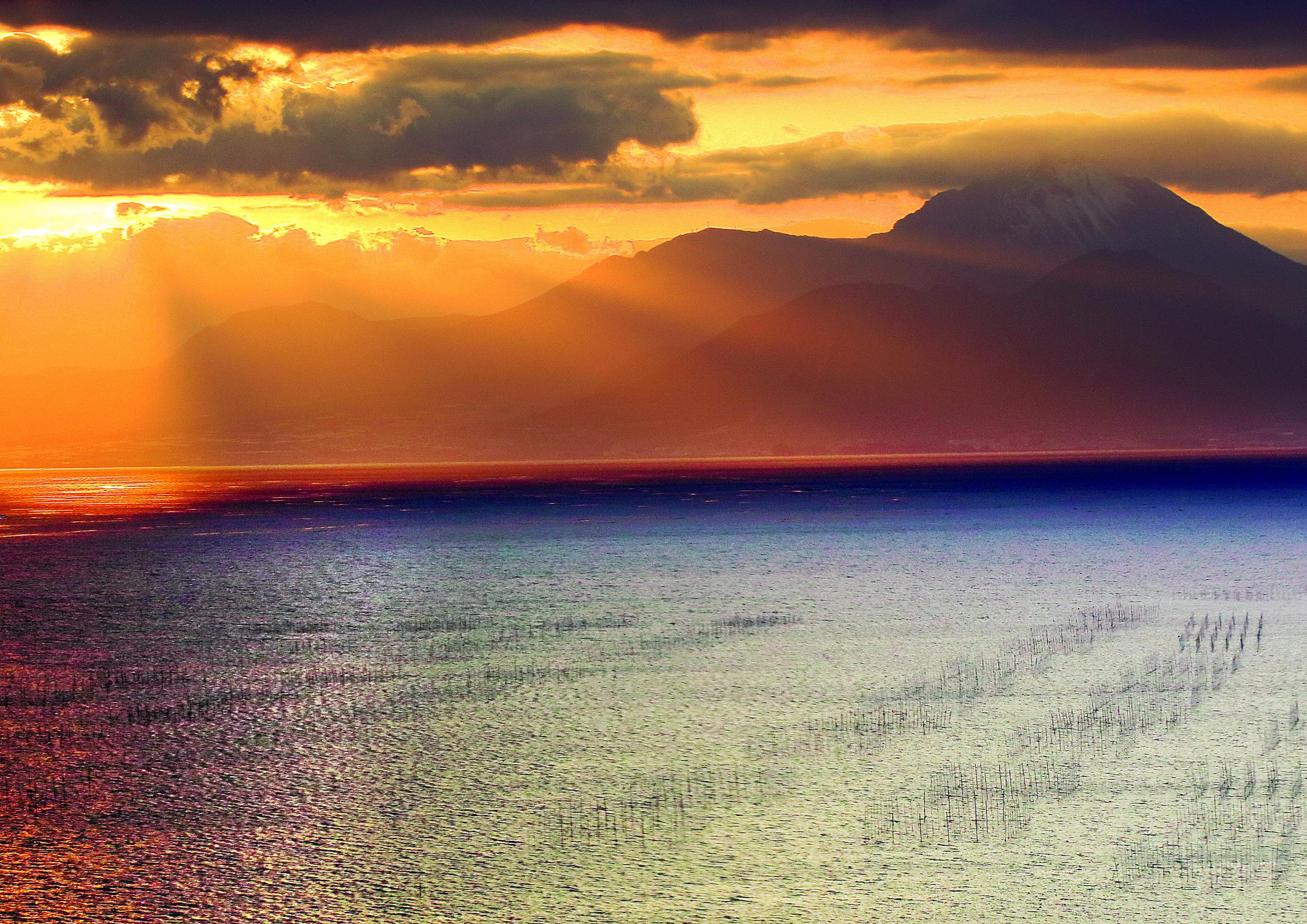 夕照 夕照