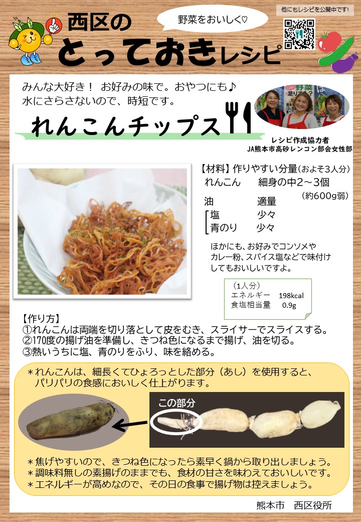 画像　れんこんチップス