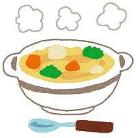 温かい食べ物
