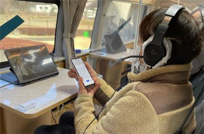 スマサポ号（車内）