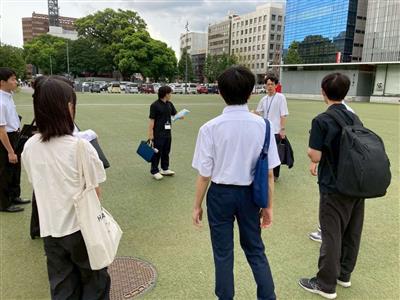 職場見学　花畑