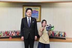 2.19「THE NORTH FACE CUP2024」出場に伴う市長表敬