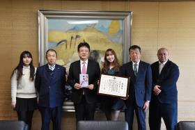 3.21(株)大栄カントリー様からの寄附金及び災害義援金の贈呈